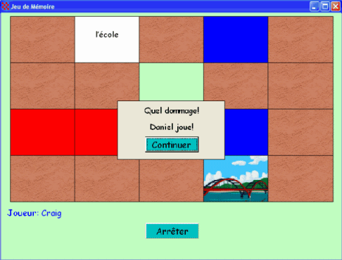 Jeu de M�moire