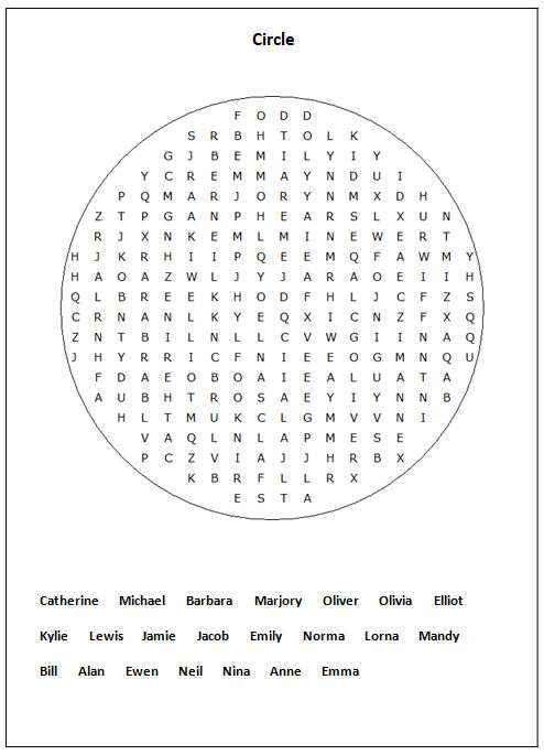 Circular puzzle