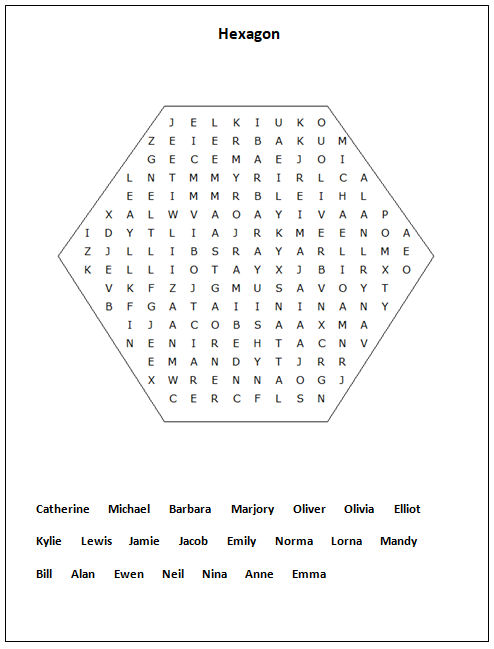 Hexagonal puzzle