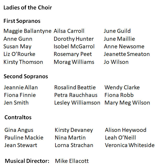 Ladies of the choir