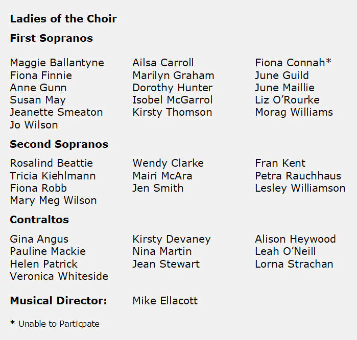 Ladies of the choir