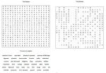 21 French wordsearch puzzles