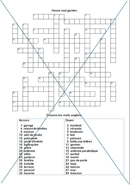 French crossword puzzles